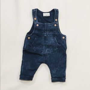 Fixoni Soft Faux-Denim Overall